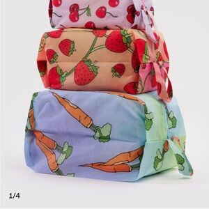 BAGGU Kids Diaper Covers - Cherry, Strawberry, Carrot Print